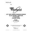 WHIRLPOOL SF310PEYQ0 Parts Catalog