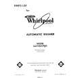 WHIRLPOOL LA5700XPW0 Parts Catalog
