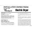 WHIRLPOOL 3LE5710XKW0 Installation Manual