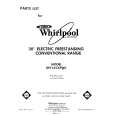 WHIRLPOOL RF3165XPW0 Parts Catalog