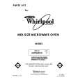 WHIRLPOOL MW3600XW1 Parts Catalog