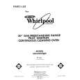 WHIRLPOOL SF335ESPW0 Parts Catalog