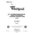 WHIRLPOOL SF313PEKT0 Parts Catalog