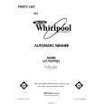 WHIRLPOOL LA7700XPW5 Parts Catalog