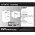 WHIRLPOOL GBS277PDS11 Installation Manual