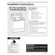 WHIRLPOOL IER310RW0 Installation Manual