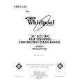 WHIRLPOOL RF3365XVW0 Parts Catalog
