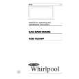 WHIRLPOOL AGB 452/WP Installation Manual