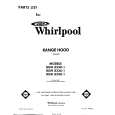 WHIRLPOOL RGH83361 Parts Catalog
