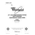 WHIRLPOOL SF331PSRW1 Parts Catalog