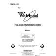 WHIRLPOOL MW8500XR1 Parts Catalog