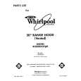 WHIRLPOOL RH2030XXS0 Parts Catalog