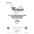 WHIRLPOOL SF375BEPW3 Parts Catalog
