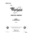 WHIRLPOOL EV150NXWW03 Parts Catalog