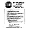 WHIRLPOOL KDC59 Installation Manual