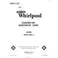 WHIRLPOOL MW8100XL1 Parts Catalog
