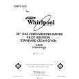 WHIRLPOOL SF3004SRW5 Parts Catalog