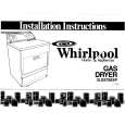WHIRLPOOL 3LG5701XSW0 Installation Manual