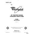 WHIRLPOOL RS313PXTT0 Parts Catalog