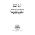 WHIRLPOOL KMGS 3610 IX Installation Manual