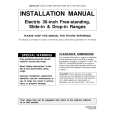 WHIRLPOOL CE38700AAD Installation Manual