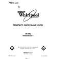 WHIRLPOOL MW3500XM1 Parts Catalog