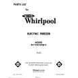 WHIRLPOOL EV150CXKW0 Parts Catalog