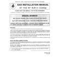 WHIRLPOOL MGC5430ADW Installation Manual