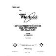 WHIRLPOOL SF375BEPW0 Parts Catalog
