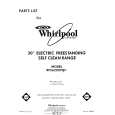 WHIRLPOOL RF3620XPW1 Parts Catalog