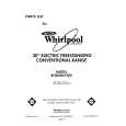WHIRLPOOL RF3020XVN0 Parts Catalog