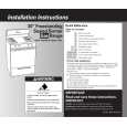 WHIRLPOOL SF325PEGW6 Installation Manual