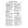 WHIRLPOOL KRA 185 OPTIMA Owners Manual