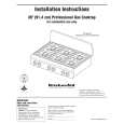 WHIRLPOOL KGCP467HSS0 Installation Manual