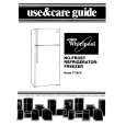 WHIRLPOOL ET18CKXMWR0 Owners Manual
