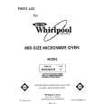 WHIRLPOOL MW3500XW0 Parts Catalog