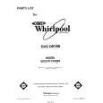 WHIRLPOOL 3LG5701XSW0 Parts Catalog