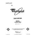 WHIRLPOOL LG5601XSW1 Parts Catalog