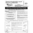 WHIRLPOOL RH3330XL1 Installation Manual