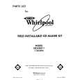 WHIRLPOOL 3ECKMF11 Parts Catalog