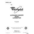 WHIRLPOOL LA9500XTF0 Parts Catalog