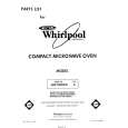 WHIRLPOOL MW1500XW0 Parts Catalog