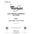 WHIRLPOOL GCG2501XMW0 Parts Catalog