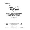 WHIRLPOOL SF3000EWW0 Parts Catalog