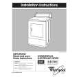 WHIRLPOOL CGE2791KQ1 Installation Manual