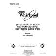 WHIRLPOOL SB130PERW0 Parts Catalog