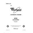 WHIRLPOOL LA5550XPW1 Parts Catalog