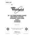 WHIRLPOOL SF302BERW3 Parts Catalog
