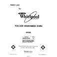 WHIRLPOOL MW8570XR0 Parts Catalog