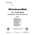 WHIRLPOOL KG25H7XER5 Parts Catalog